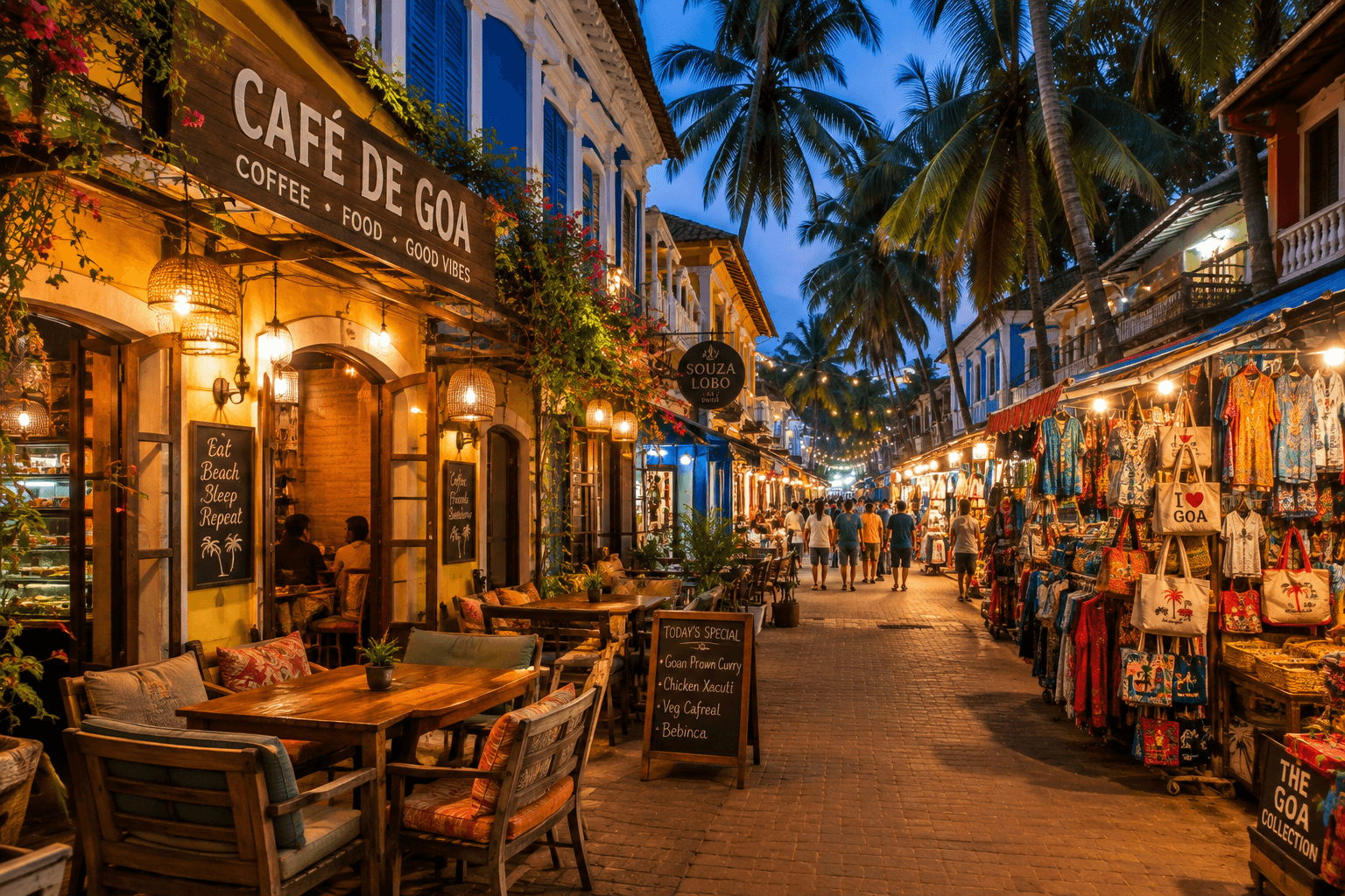 Cafés & Markets